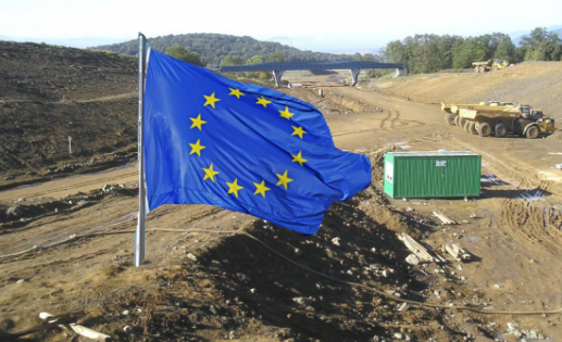 EU vlajka stavba