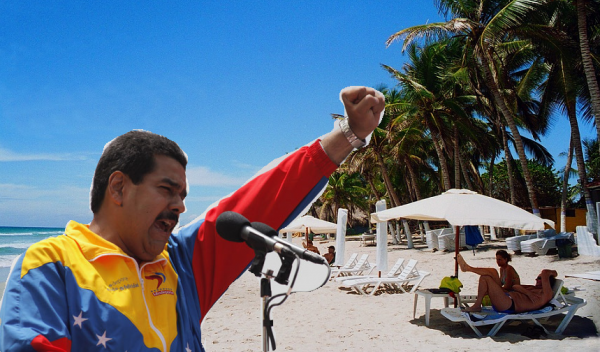 Nejmenší ekonomická svoboda na světě je ve Venezuele, vedené prezidentem Madurem (na fotokoláži).