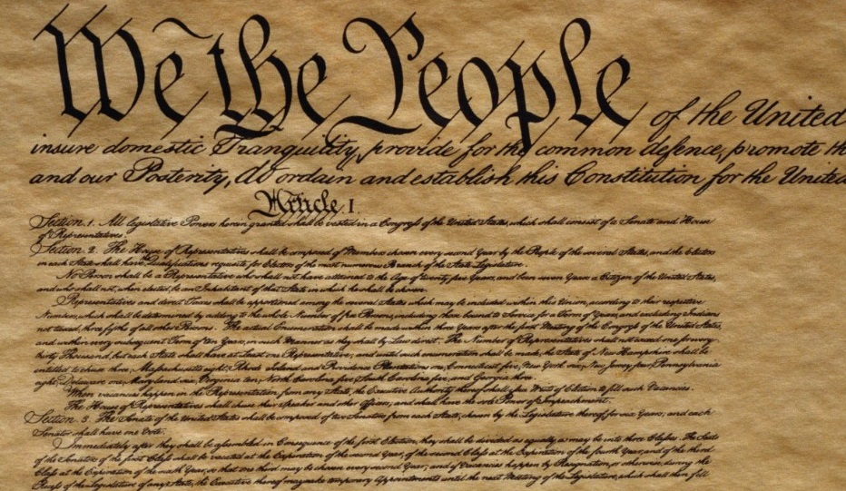 Ústava USA - ilustrační foto.