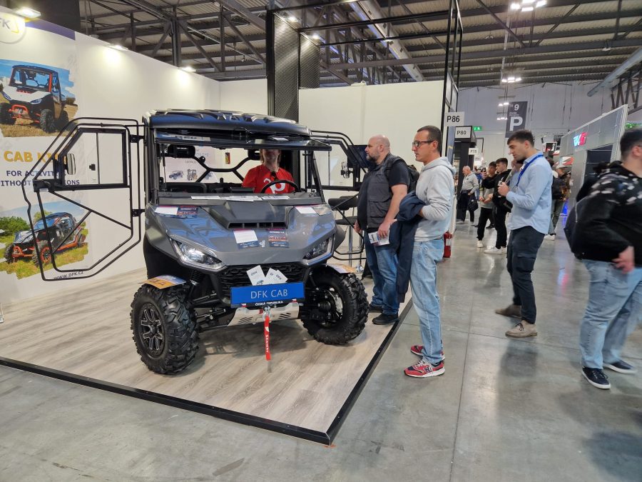 DFK Cab presented Segway Fugleman quad cabs at EICMA 2022 in Milan.